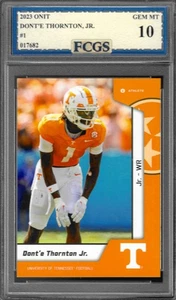 2023 ONIT Dont'e Thornton, Jr. #1 Graded FCGS 10 GEM MINT - Bild 1 von 2