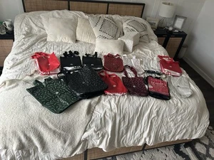 Lululemon Small And Large Shopping Bags Lot Of 13 Assorted Colors - Picture 1 of 6