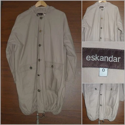 ESKANDAR HOODED JACKET - SIZE 0 - GOOD ORDER - Image 1 of 4