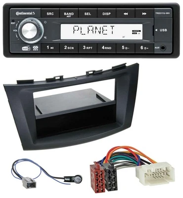 Continental MP3 AUX USB DAB 1DIN Autoradio für Suzuki Swift (FZ/NZ, ab 2010) - Bild 1 von 4