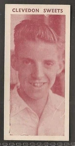 CLEVEDON-FAMOUS CRICKETERS 1959 (BROWN PRINT - RARE!)-#25- LANCASHIRE - HILTON - Picture 1 of 2