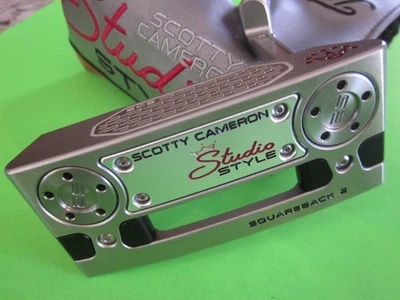 2025 Titleist Scotty Cameron Studio Style Squareback 2 LD Putter RH 37" w/ HC - Image 1 of 4
