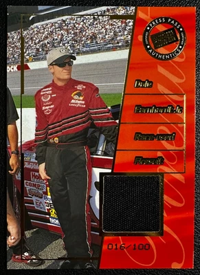 DALE EARNHARDT JR. 2001 Press Pass Premium Race-Worn/Used Firesuit 016/100 - Image 1 of 2