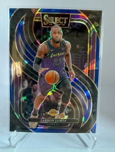 2024-25 Panini Select LeBron James Premier Level Blue Cracked Ice #111 Lakers - Bild 1 von 2