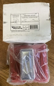 Edwards 2452THS-15/75-R Temporal Horn Strobe Fire Alarm Device - Picture 1 of 6
