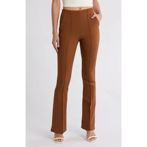 Neu VERONICA BEARD Anzughose Orion Plissee vorne braun ausgestellt - Bild 1 von 12