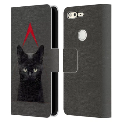 OFFICIAL HAROULITA MIX ART ANIMALS LEATHER BOOK WALLET CASE FOR GOOGLE PHONES - Image 1 of 4