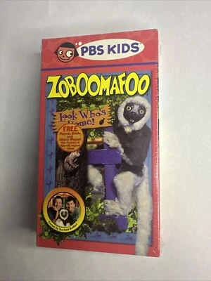 Zoboomafoo VHS Look Who's Home Video Cassette Tape Kratt Brothers PBS Kids 2001 - Image 1 of 4