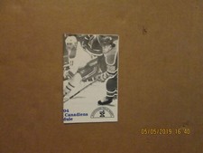 AHL Fredericton Canadiens Vintage Circa 1993-94 Team Logo Hockey Pocket Schedule