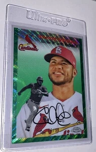 Willson Contreras 2023 Topps Chrome Platinum Anniversary /99 Toile White/Green - Bild 1 von 5