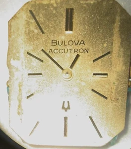 Bulova Accutron 2210 Quartz Movement Dial & Crown Untested Spare parts repair - Picture 1 of 9