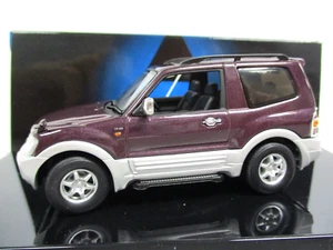 AUTOart / AUTO ART - 1999 MITSUBISHI PAJERO (PURPLE / SILVER) - 1/43 DIECAST - Picture 1 of 19