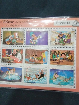 Granada - Pinocho - Cuentos de hadas clásicos de Disney - Certificado de autenticidad Foto 1 de 2