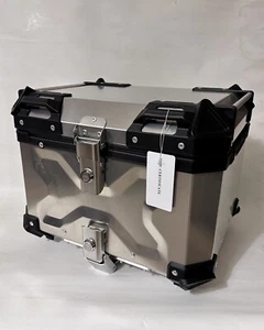 Top Case Bauletto 45 LT in alluminio Naturale Con Schienale In Gomma - Afbeelding 1 van 8