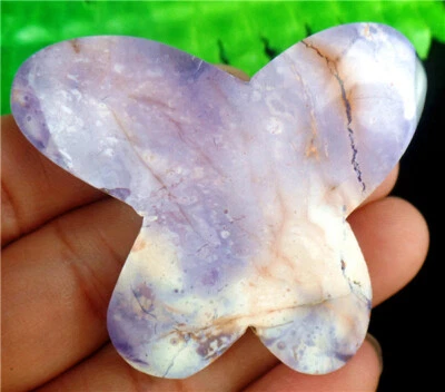 49x41x8mm Mariposa tallada en sugilita púrpura natural sin agujero Decoración colgante AD67989 Foto 1 de 3