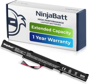 NinjaBatt® Battery A41-X550E for Asus X450 X450E X450FJ A450J A450E X550E X550D - Picture 1 of 9