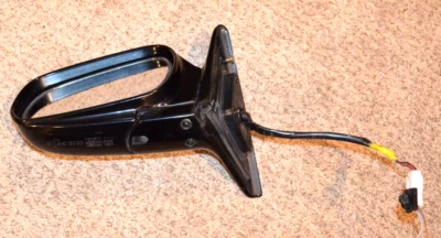 1994-1999 TOYOTA CELICA POWER SIDE MIRROR DRIVER SIDE BLACK 3 WIRE Foto 1 de 4