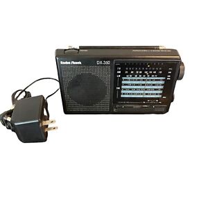 Radio Shack DX-350 Shortwave Radio With Adaptor Tested Works