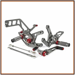 PER YAMAHA FZ-10 MT-10 / SP 2016 2023 PEDANE ARRETRATE REGOLABILI REARSETS - Foto 1 di 8