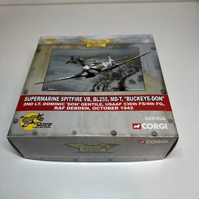 Corgi Aviation US31926, 1:72 Spitfire VB, Buckeye-Don Flying, Mule Collection  - Image 1 of 4