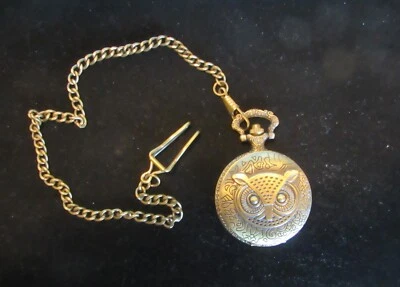 OWL MAB  Pocket Watch w/ Chain - Image 1 of 3
