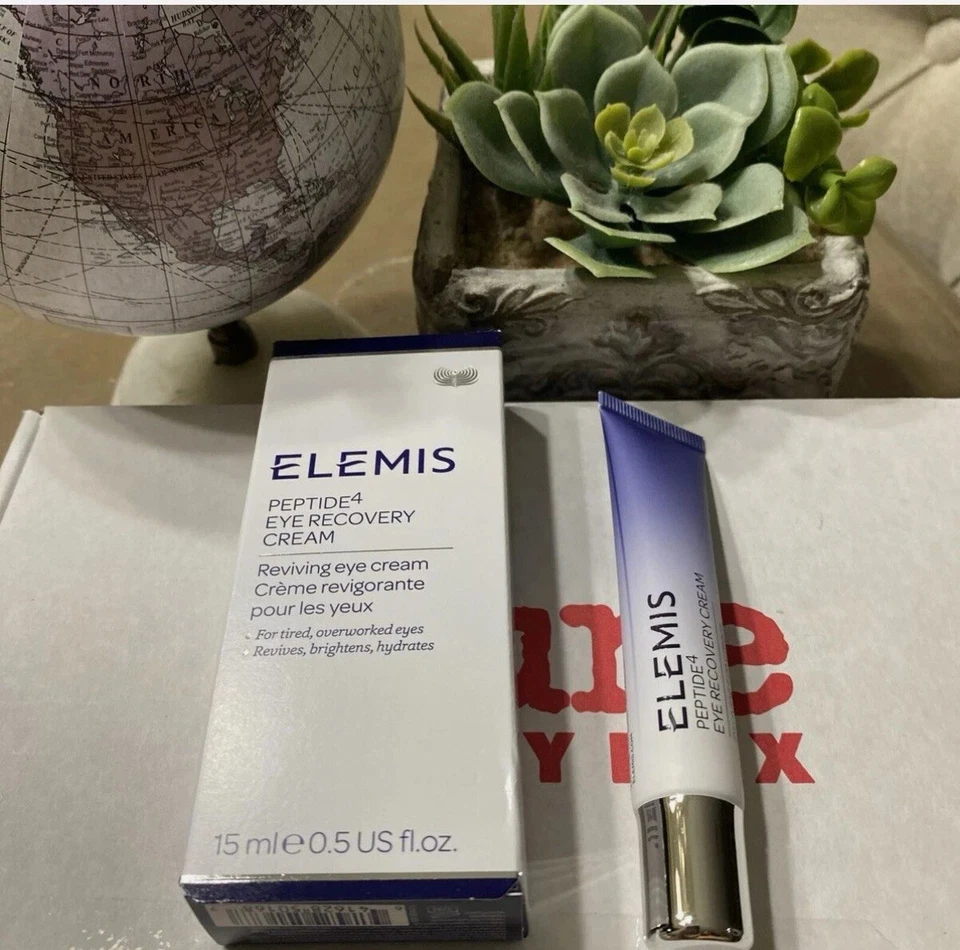 Crema de recuperación de ojos ELEMIS Peptide4 (crema revividora de ojos) 0,5 oz nueva auténtica Foto 1 de 1