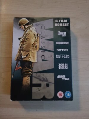 Classic War Box Set DVD (2011) Robert Shaw, Attenborough (DIR) Cert 15 6 discs - Image 1 of 3