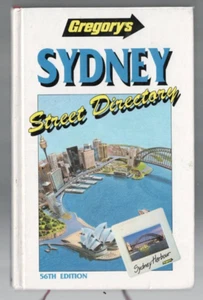 ATLAS , STREET DIRECTORY ,GREGORY'S SYDNET STREET REFIDEX , 56th EDITION - Picture 1 of 1