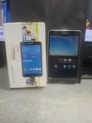 Samsung Galaxy Tab 4 7.0 LTE SM-T237P Sprint Only 8GB Black B Powers On Untested - Image 1 of 4