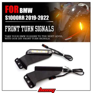 For BMW M1000RR S1000RR 2019-2024 S1000RR LED Front turn signal Light Invisible - Picture 1 of 12
