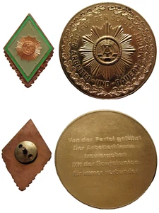 RDA DVP, insignia de graduado universidad de la DVP + medalla de premio - Imagen 1 de 9