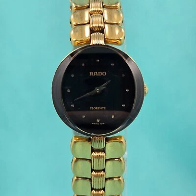 Vintage Rado Florence Watch Quartz 23mm Swiss 14K Gold Plated 153.3695.2 - Image 1 of 4