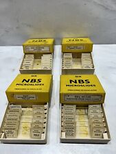 24 NBS Microslides Set - Large Bundle Rare Vintage Micro Slides - Sold As Seen