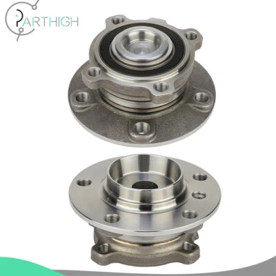 For 2006 2007 2008 BMW 750i 750Li 760Li 2X Front Wheel Hub Bearings 5 Lug W/ ABS - Image 1 of 4