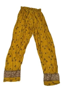 Pantalones elásticos amarillos pequeños diseño Salwar - Imagen 1 de 7