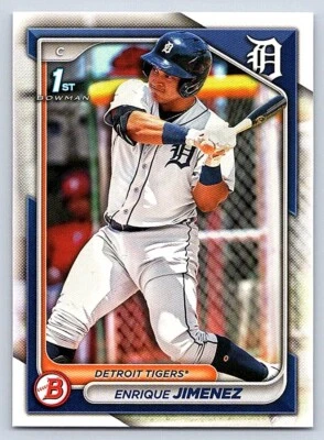 ENRIQUE JIMENEZ  TIGERS RC 1st card    2024 BOWMAN PROSPECTS #BP-31 - Image 1 of 2