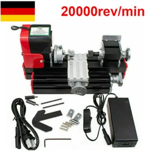 Metalldrehmaschine 24W DIY Miniatur Drehbank Lathe Tischdrehbank Holzwerkzeug - Bild 1 von 5