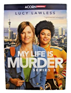 My Life Is Murder: Series 3 3-DVD Set 2022 Lucy Lawless Mystery Acorn Original - Picture 1 of 18