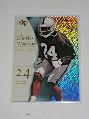 1998 Skybox E-X2001 EX-2001 58 Charles Woodson RC Oakland Raiders HOF - Image 1 of 2