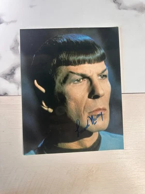 Papel Pictro Fujifilm Foto Star Trek Foto de Spock Firmada por Leonard Nimoy Foto 1 de 4