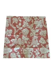 Pottery Barn Floral Paisley Terra Cotta Euro Pillow Sham - Bild 1 von 5