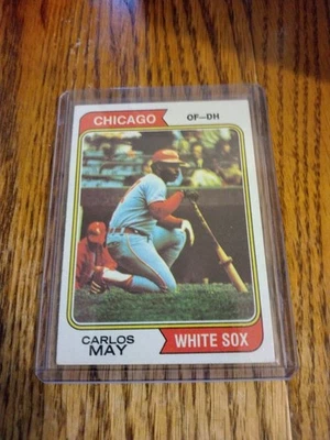 1974 Topps - Carlos May #195 - Image 1 of 2