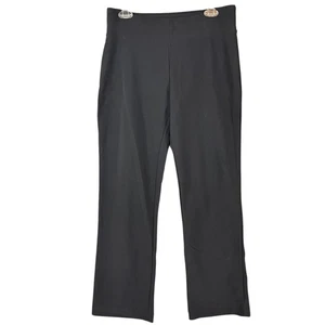 Boston Proper Beyond Reisehose Pull On gerades Bein schwarz Gr. M kurz Stretch - Bild 1 von 10