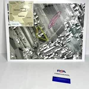 ROBERT O'NEILL SIGNED AUTOGRAPHED 11X14 AERIAL PHOTO OSAMA BIN LADEN PSA COA - Picture 1 of 6