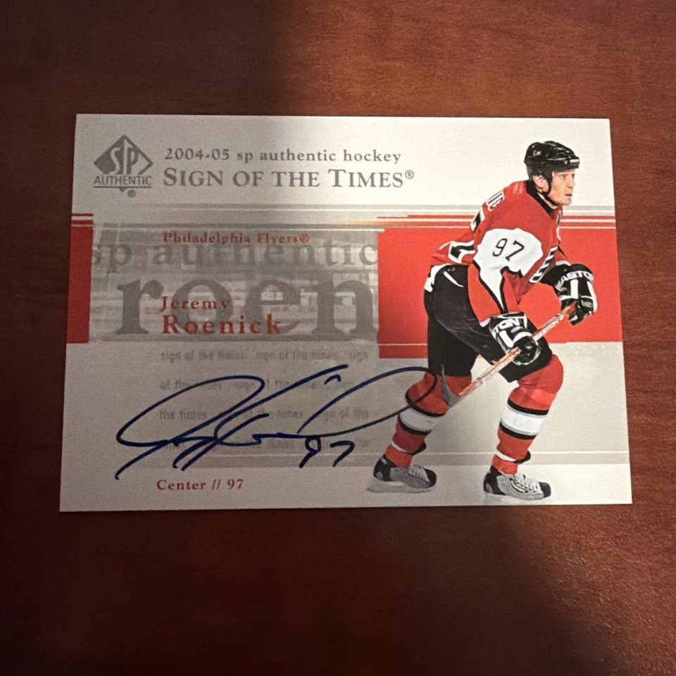 2004-05 SP Authentic - Sign of the Times Jeremy Roenick #ST-JR (AU) - Image 1 of 1