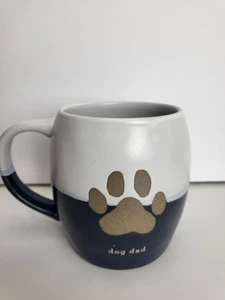 Demdaco Dog Dad Mug with paw print - Picture 1 of 5