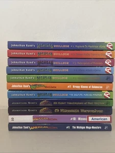Konvolut 11 MICHIGAN American CHILLERS Bücher Johnathan Rand 8 Bücher handsigniert - Bild 1 von 13