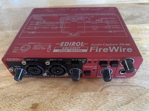 Roland Edirol FA-66 FireWire Audio Capture Digital Recording Interface Tested - Picture 1 of 5
