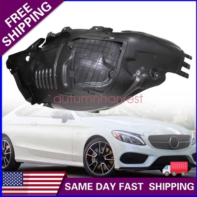 Guardabarros delantero forro lado derecho para Mercedes Benz C300 C43 AMG cupé 2017-2022 Foto 1 de 4