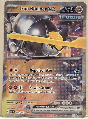 Iron Boulder EX - SV05: Temporal Forces 099/162 - NM Pokemon - Image 1 of 2